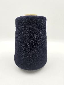 Пряжа Viskon Yun Ipek, Турция, хлопок, шелк, цвет темно-синий